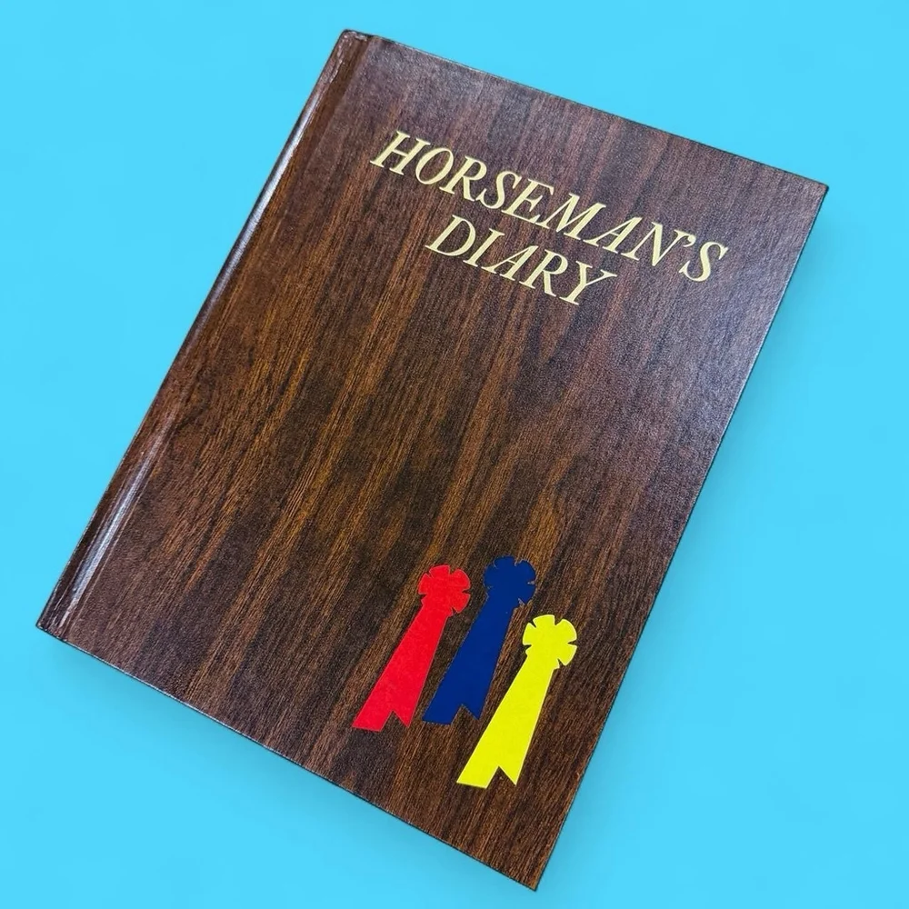 Horseman’s Diary Vintage Equestrian Record Book Show Log Journal 1979